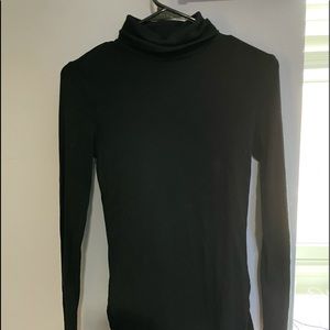 Black turtle neck